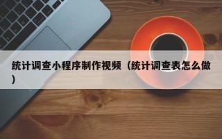 扬中统计调查小程序制作视频（统计调查表怎么做）